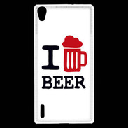 Coque Huawei Ascend P7 I love Beer