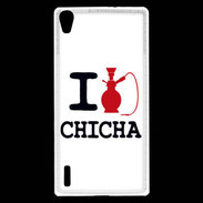 Coque Huawei Ascend P7 I love Chicha