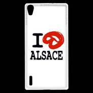 Coque Huawei Ascend P7 I love Alsace 2
