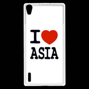 Coque Huawei Ascend P7 I love Asia