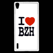 Coque Huawei Ascend P7 I love BZH