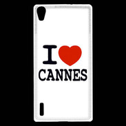 Coque Huawei Ascend P7 I love Cannes