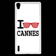 Coque Huawei Ascend P7 I love Cannes 2