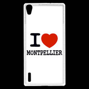 Coque Huawei Ascend P7 I love Montpellier