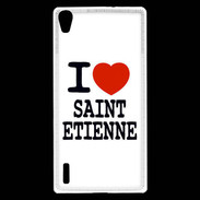 Coque Huawei Ascend P7 I love Saint Etienne