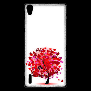 Coque Huawei Ascend P7 Arbre coeurs