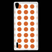 Coque Huawei Ascend P7 pois orange