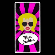 Coque Huawei Ascend P7 Miss Fashion Blonde