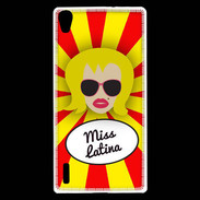 Coque Huawei Ascend P7 Miss Latina Blonde