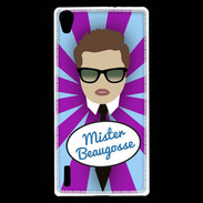 Coque Huawei Ascend P7 Mister Beau gosse Chatain