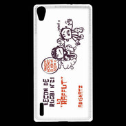 Coque Huawei Ascend P7 Adishatz Raffut au rugby