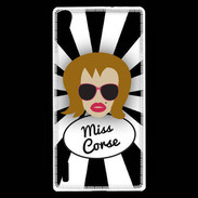 Coque Huawei Ascend P7 Miss Corse Rousse