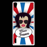 Coque Huawei Ascend P7 Miss France Brune