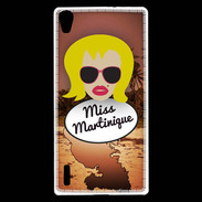 Coque Huawei Ascend P7 Miss Martinique Blonde
