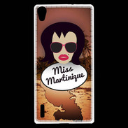 Coque Huawei Ascend P7 Miss Martinique Brune