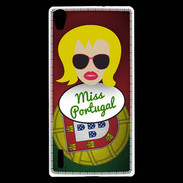 Coque Huawei Ascend P7 Miss Portugal Blonde