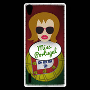 Coque Huawei Ascend P7 Miss Portugal Rousse