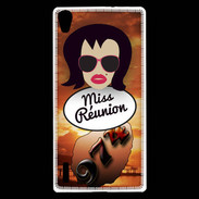 Coque Huawei Ascend P7 Miss Réunion Brune