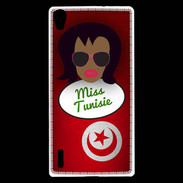 Coque Huawei Ascend P7 Miss Tunisie