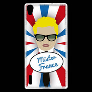 Coque Huawei Ascend P7 Mister France Blond