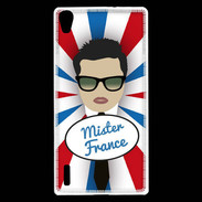 Coque Huawei Ascend P7 Mister France Brun