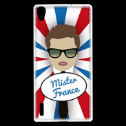 Coque Huawei Ascend P7 Mister France Chatain