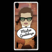 Coque Huawei Ascend P7 Mister Guadeloupe Chatain