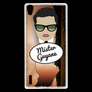 Coque Huawei Ascend P7 Mister Guyane Brun