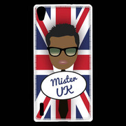 Coque Huawei Ascend P7 Mister UK Black