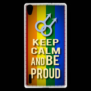 Coque Huawei Ascend P7 Keep Calm and Be Proud mens Gay