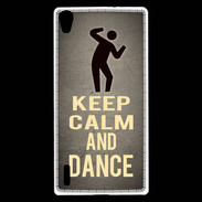 Coque Huawei Ascend P7 Keep Calm and Dance Gris