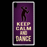 Coque Huawei Ascend P7 Keep Calm and Dance Violet