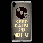 Coque Huawei Ascend P7 Keep calm and Mix That Gris