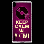 Coque Huawei Ascend P7 Keep Calm and Mix That Rose