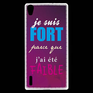 Coque Huawei Ascend P7 Fort et faible ZG