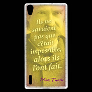 Coque Huawei Ascend P7 Ils ne savaient pas ZG