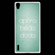 Coque Huawei Ascend P7 Apéro bédo dodo Vert ZG