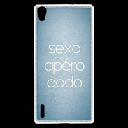 Coque Huawei Ascend P7 Sexo Apéro Dodo Bleu ZG