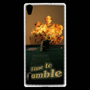 Coque Huawei Ascend P7 Poker flamme