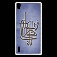 Coque Huawei Ascend P7 Islam I Bleu
