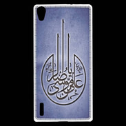 Coque Huawei Ascend P7 Islam M Bleu