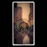 Coque Huawei Ascend P7 indien crane