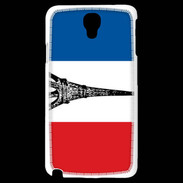 Coque Samsung Galaxy Note 3 Light Drapeau français et Tour Eiffel