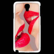 Coque Samsung Galaxy Note 3 Light Bouche sexy Lesbienne et rouge à lèvres gloss