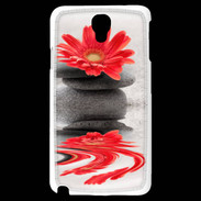 Coque Samsung Galaxy Note 3 Light Fleurs et galet