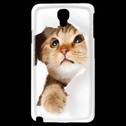 Coque Samsung Galaxy Note 3 Light Chaton caché