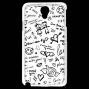 Coque Samsung Galaxy Note 3 Light Mélange de mots