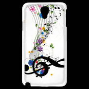 Coque Samsung Galaxy Note 3 Light Farandole de notes de musique 1