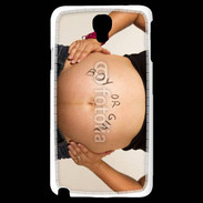 Coque Samsung Galaxy Note 3 Light Femme enceinte ventre 