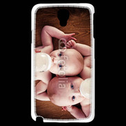 Coque Samsung Galaxy Note 3 Light Bébés avec biberons